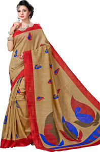 Yetnik Printed Fashion Silk Cotton Blend Saree