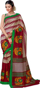 Yetnik Printed Fashion Silk Cotton Blend Saree