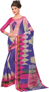 Lady Sringar Printed Bollywood Silk Cotton Blend Saree