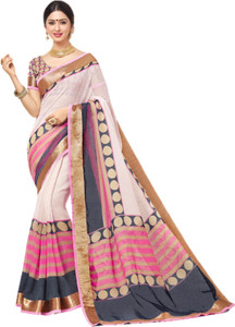 DESIGN WILLA Printed Venkatagiri Silk Cotton Blend Saree
