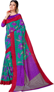 Yetnik Printed Fashion Silk Cotton Blend Saree