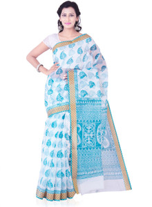 Roopkala Silks Printed Bollywood Cotton Saree