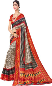 Yetnik Printed Fashion Silk Cotton Blend Saree