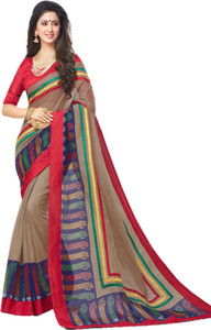Yetnik Printed Fashion Silk Cotton Blend Saree