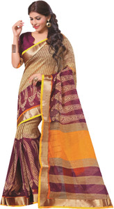 Lady Sringar Printed Bollywood Silk Cotton Blend Saree