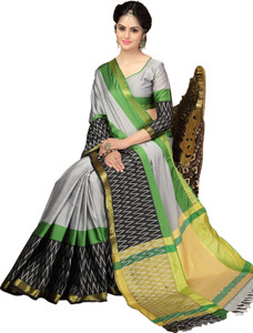 Kjs Self Design Bollywood Cotton Saree