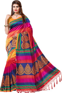 E-Vastram Printed Bollywood Silk Saree