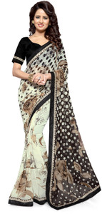 Mirchi Fashion Printed Fashion Synthetic Georgette Saree
