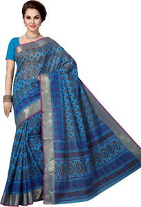 Rani Saahiba Printed Gadwal Cotton Saree