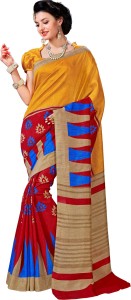 Yetnik Printed Fashion Silk Cotton Blend Saree