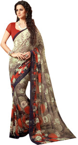 Yetnik Printed Bollywood Chiffon Saree