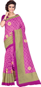 Mirchi Fashion Printed Bollywood Art Silk Saree