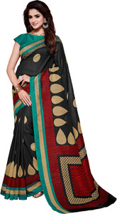 Yetnik Printed Bollywood Silk Cotton Blend Saree