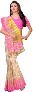 DESIGN WILLA Printed Bollywood Silk Cotton Blend Saree