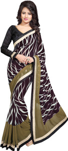 Mirchi Fashion Printed Fashion Synthetic Georgette Saree