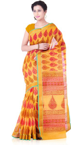 Roopkala Silks Self Design Fashion Cotton Saree