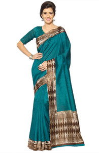 Mirchi Fashion Printed Bollywood Art Silk Saree