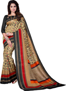Yetnik Printed Bollywood Silk Cotton Blend Saree