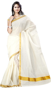 Vastrakala Solid Fashion Cotton Saree