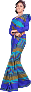 DESIGN WILLA Printed Bollywood Silk Cotton Blend Saree