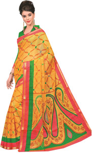 Lady Sringar Printed Bollywood Silk Cotton Blend Saree