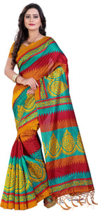 VASTRAKALA Printed Fashion Art Silk Saree