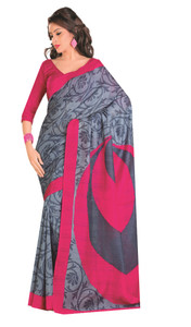 Lady Sringar Printed Bollywood Silk Cotton Blend Saree