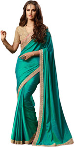 M.S.Retail Embroidered Bollywood Georgette Saree