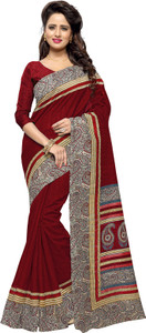 Mirchi Fashion Printed Bollywood Art Silk Saree