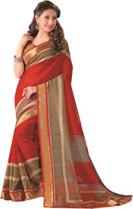 Lady Sringar Printed Bollywood Silk Cotton Blend Saree