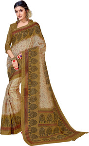 Yetnik Printed Fashion Silk Cotton Blend Saree