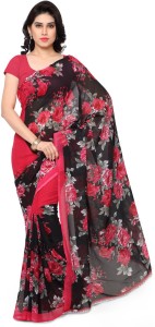 Anand Sarees Printed Daily Wear Synthetic Georgette Saree