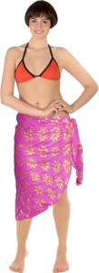 selfcare floral print women's sarong