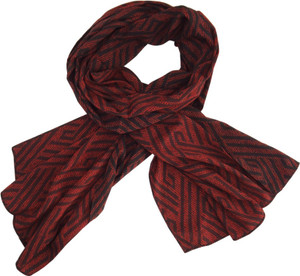 Hi Look Geometric Print Poly Chiffon Women's Scarf