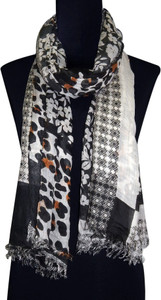 Bollywood Accessory Printed Polyester Girls Scarf