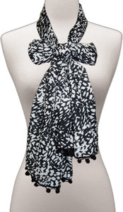 Bollywood Accessory Printed Polyester Girls Scarf