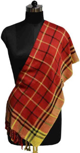 Transparent Checkered viscose Boys & Girls Stole