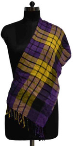 Transparent Checkered viscose Boys & Girls Stole