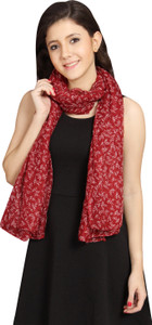 FabSeasons Floral Print Cotton Women's Scarf