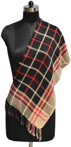 Transparent Checkered viscose Boys & Girls Stole