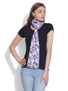 Very Me Floral Print Cotton Voile Women's Scarf