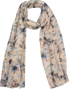 FabSeasons Floral Print Cotton Women's Scarf