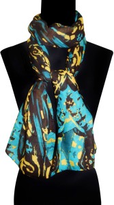 Bollywood Accessory Printed Polyester Girls Scarf