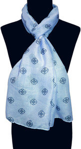 Bollywood Accessory Floral Print Polyester Girls Scarf