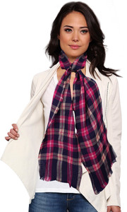 Super Drool Checkered Woolen Women's Scarf