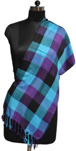 Transparent Checkered viscose Boys & Girls Stole