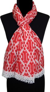 Bollywood Accessory Printed POLY COTTON Girls Scarf