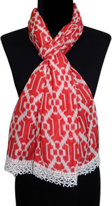 Bollywood Accessory Printed POLY COTTON Girls Scarf
