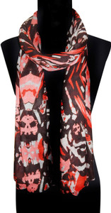 Bollywood Accessory Printed Polyester Girls Scarf