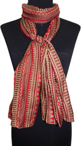Bollywood Accessory Geometric Print Polyester Girls Scarf